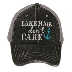 Katydid Lake Hair Don't Care Trucker Hat